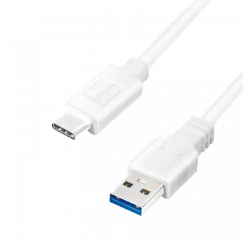 USB kabelis LogiLink CU0174 USB 3.2 Gen 1 1 m USB A – USB C baltas