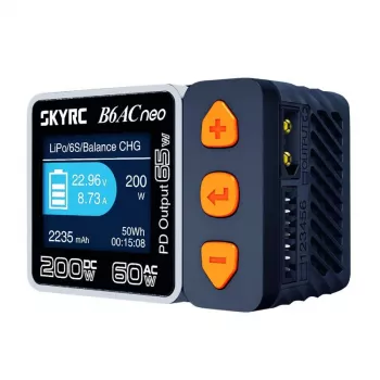 Įkroviklis akumuliatoriams SkyRC B6AC Neo 10A AC/DC LiPo Li-Ion LiFePO4