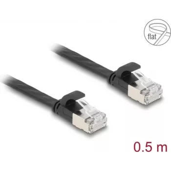 Delock 81162 Ethernet Patch laidas juodas