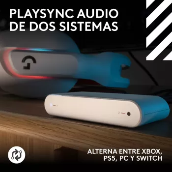 Logitech G Astro A20 X belaidės ir laidinės ausinės baltos