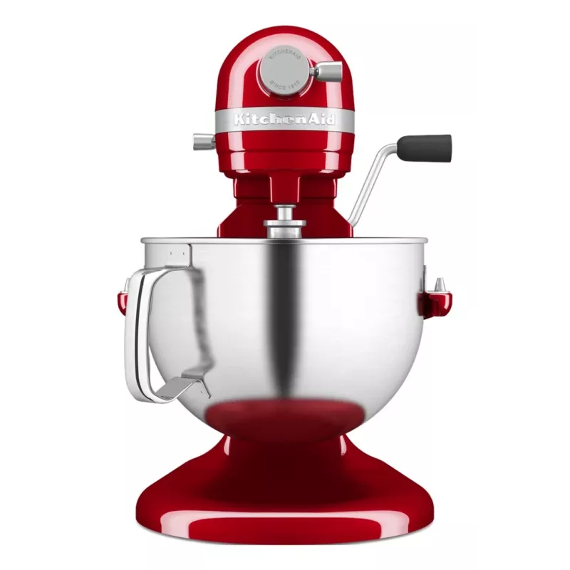 KitchenAid 5KSM60SPXEER stacionarus maišytuvas 375 W pilka, raudona, nerūdijantis plienas