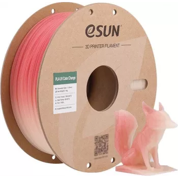 PLA UV 1,75mm raudonas 1kg ESUN 3D gijos (PLA-UV CC175UV-R1P1)