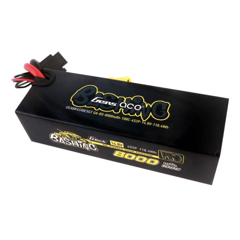 Gens ace 8000mAh 14.8V 100C 4S2P Lipo akumuliatorius