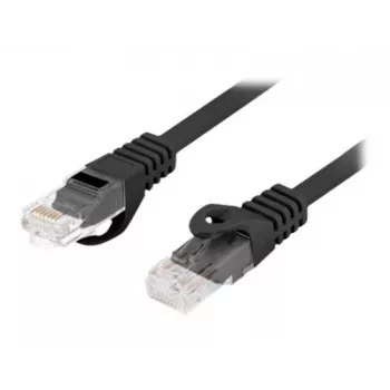 Tinklo kabelis LANBERG PCU6-10CU-0025-BK Cat6 F/UTP RJ-45 0,25 m juodas