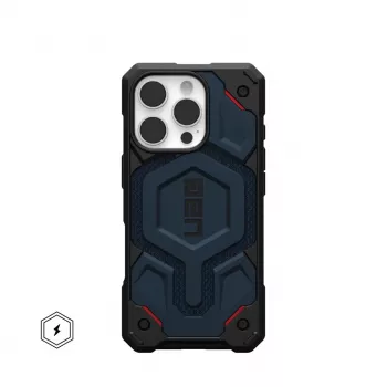 Urban Armor Gear Monarch Pro Kevlar dėklas mobiliesiems telefonams 16 cm (6,3 inch) Juodas, Mėlynas