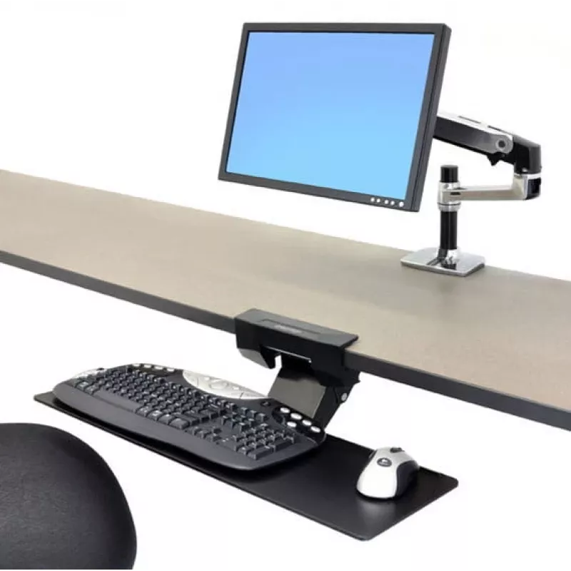 Ergotron Neo-Flex 97-582-009 Juoda po stalu montuojama klaviatūros lentyna