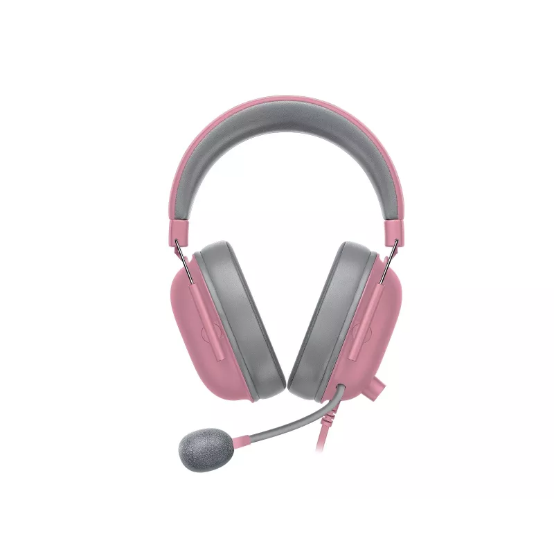 Razer BlackShark V2 X RZ04-03240800-R3M1 laidinė žaidimų ausinė su mikrofonu, uždaro tipo, 3,5 mm, 50 mm membranos, kardioidinis mikrofonas, Quartz Pink