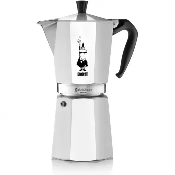Bialetti Moka Express kavinukas 0.55 L juodas, sidabrinis
