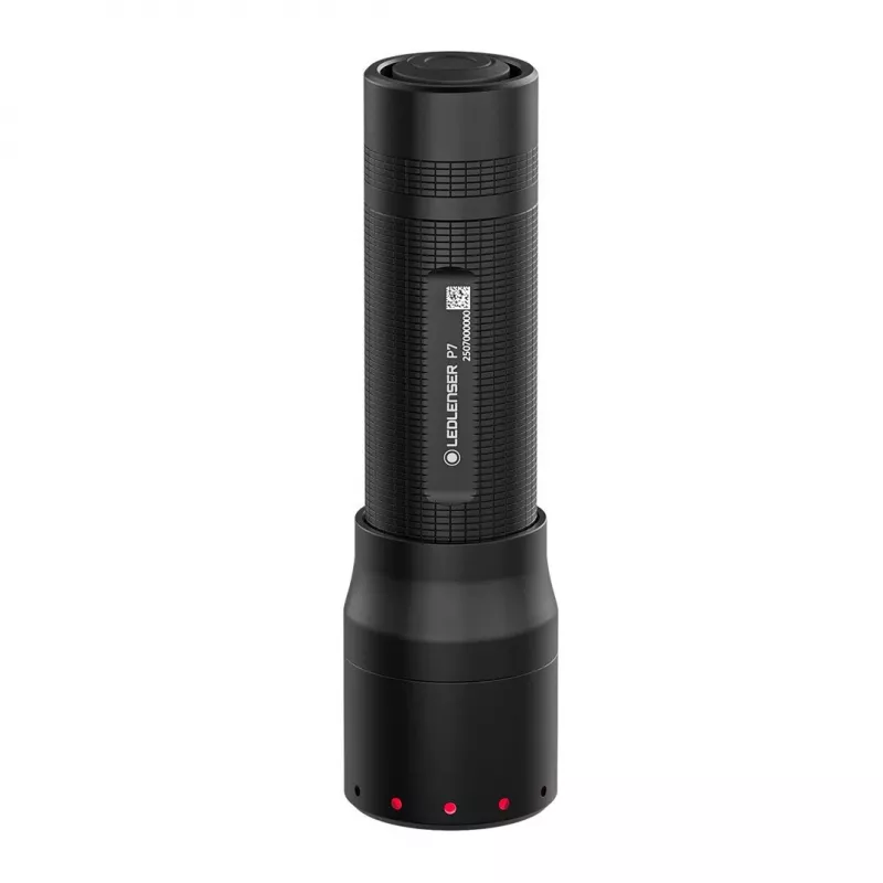 Rankinis žibintuvėlis Ledlenser P7 juodas LED
