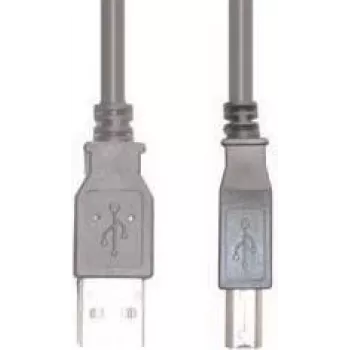 USB kabelis e+p CC 502 USB 2.0 1,5 m USB A USB B pilkas