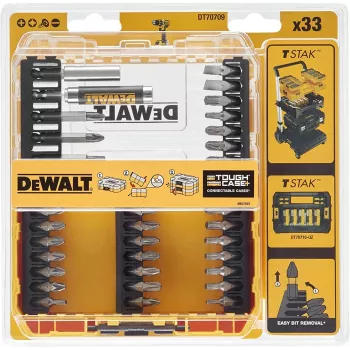 DeWALT DT70709-QZ antgalio rinkinys 33 vnt.