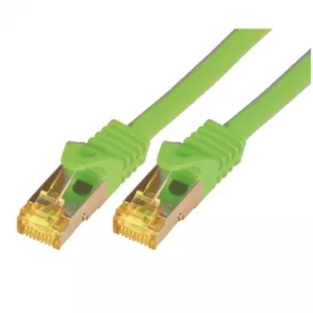 Tinklo kabelis M-Cab 3m RJ-45 Cat7 Green S/FTP