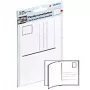 HERMA 7758 etiketės atvirukams 95x145 mm baltos 10 vnt.