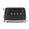 Skrudintuvas Smeg 50's Style TSF01BLMEU 2 dviems riekelėms, juodas, nerūdijantis plienas