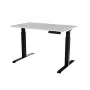 Elektra reguliuojamas aukščio stalas cama meble MOON 121x67x72–120 cm, stačiakampis medžio drožlių plokštės viršus, 100–240V