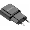 Sieninis USB-A įkroviklis YENKEE YAC 2013BK – 12W, 2,4A