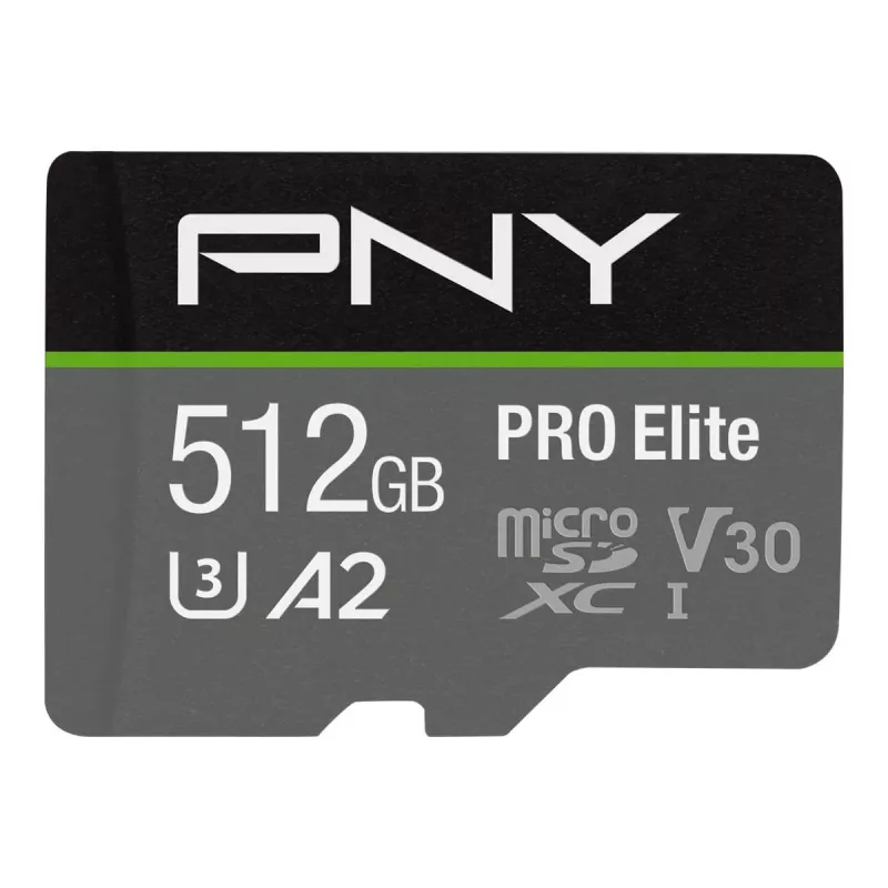 Flash atminties kortelė PNY 512GB microSDXC Class 10 P-SDUX512U3100PRO-GE