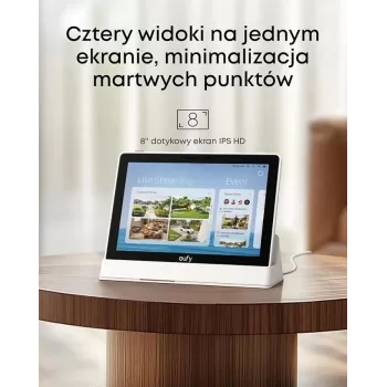Išmanus namų apsaugos pagalbininkas Anker Eufy T87A03W1 juodas/baltas