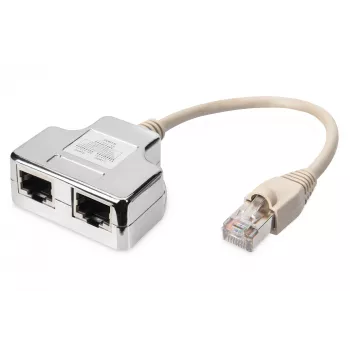 Adapteris Patch Cable Digitus CAT 5e ekranuotas 1:1