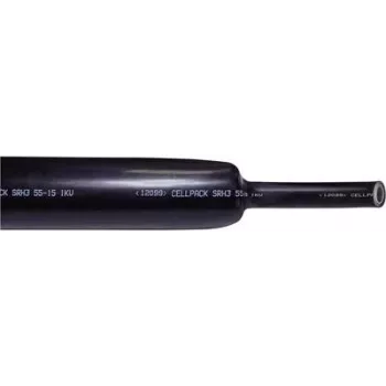 Termosusitraukiantis vamzdelis CellPack SRH2 56-16, juodas, 100 cm ilgio