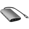 Satechi USB-C Multiport Adapter 8K su Ethernet V3 kosminė pilka (ST-P8KEM)