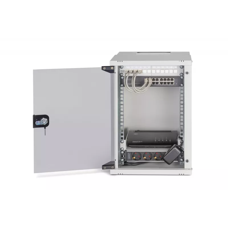 Sieninis tinklo stovas Digitus DN-49102-SET 9U 315 x 300 mm pilkas