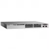 Cisco Catalyst 9200L serijos 24 prievadų valdomas jungiklis (24x 1G Base-T, 4x SFP) su 1x 125W maitinimo bloku, Network Essentials