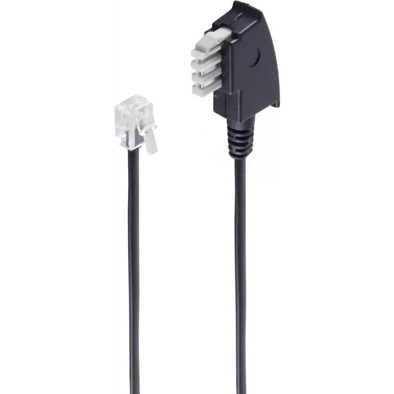 Telefono laidas ShiverPeaks BS70113-6/2 3m juodas