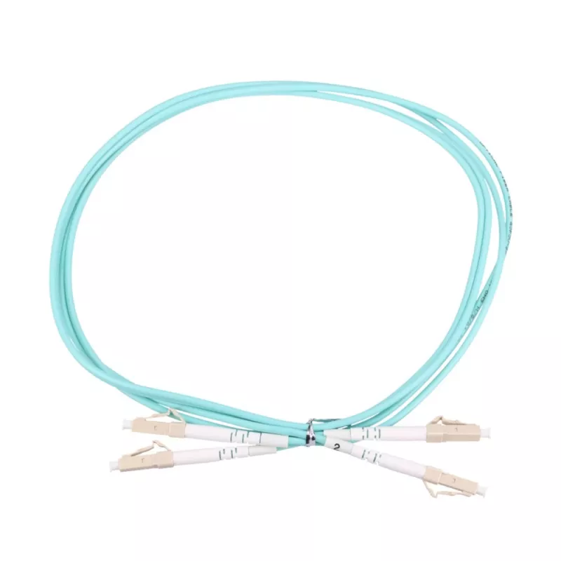 Šviesolaidinis pataikinis kabelis Extralink LC/UPC – LC/UPC, daugiamodis OM3, dupleksas, 3,0 mm, 3 m