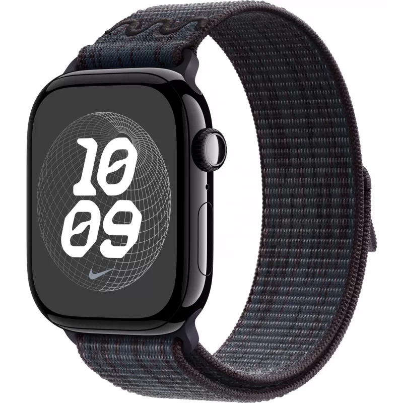 Apple Watch 46mm juodas/mėlynas Nike Sport Loop išmanusis laikrodis