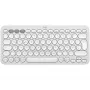 Logitech Pebble Keys 2 K380S Tonal White belaidė Bluetooth klaviatūra (920-011796)