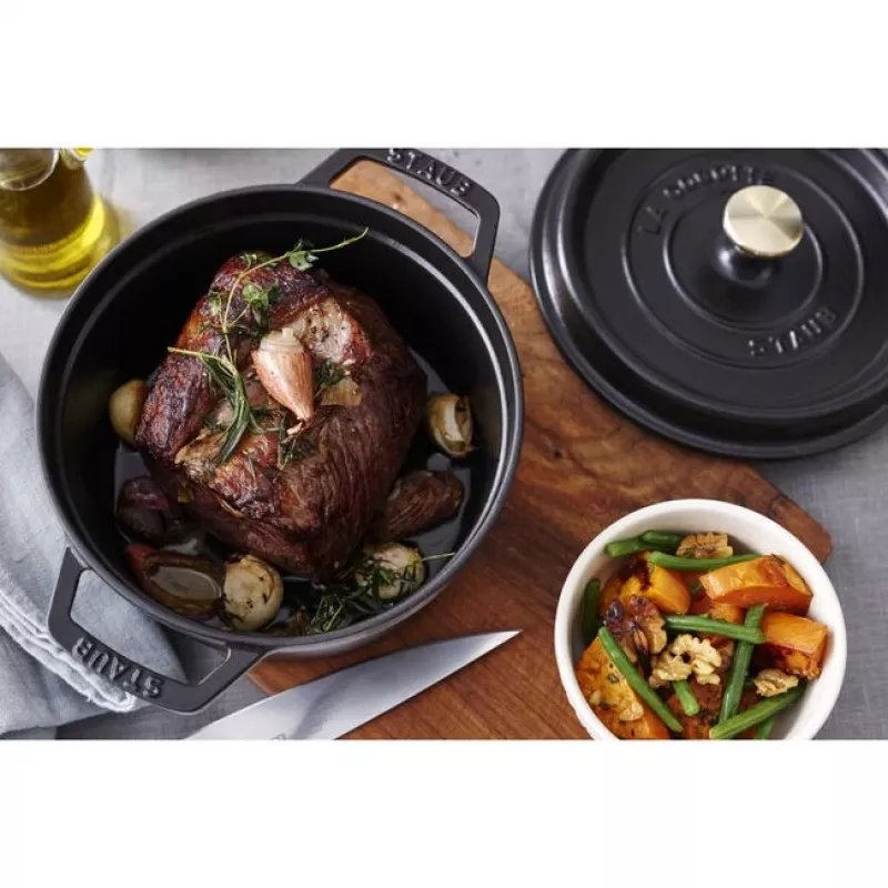 Ketaus troškinimo indas ZWILLING STAUB LA COCOTTE 5,25 L apvalus, emaliuotas, su dangčiu