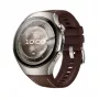 Išmanusis laikrodis HUAWEI WATCH 5 Classic 46 mm, sidabrinis korpusas, ruda juosta