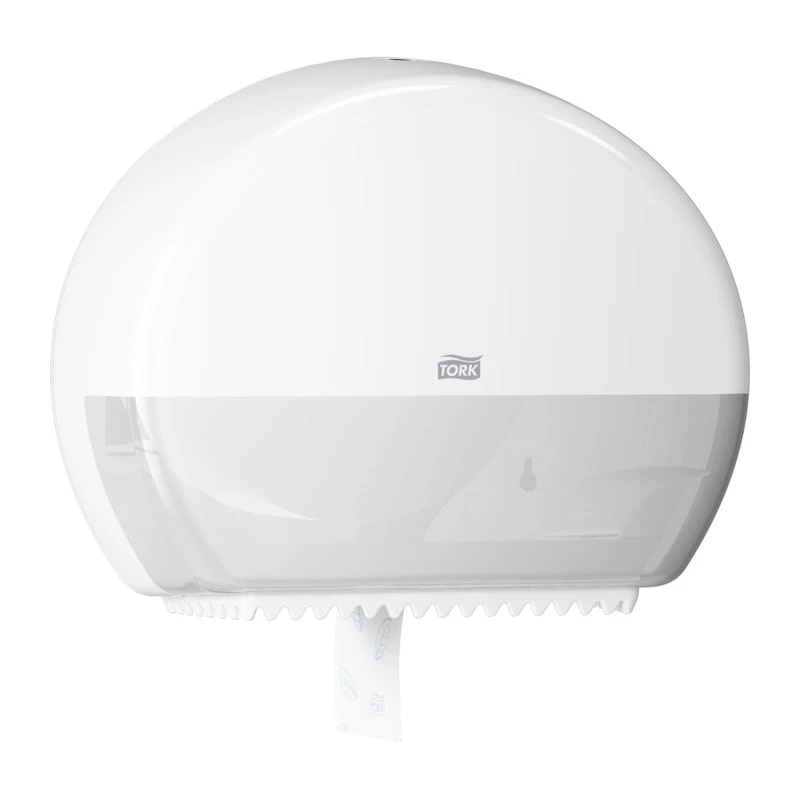 Popierinių rankšluosčių dozatorius Tork Mini Jumbo Roll 132×345×275 mm, baltas