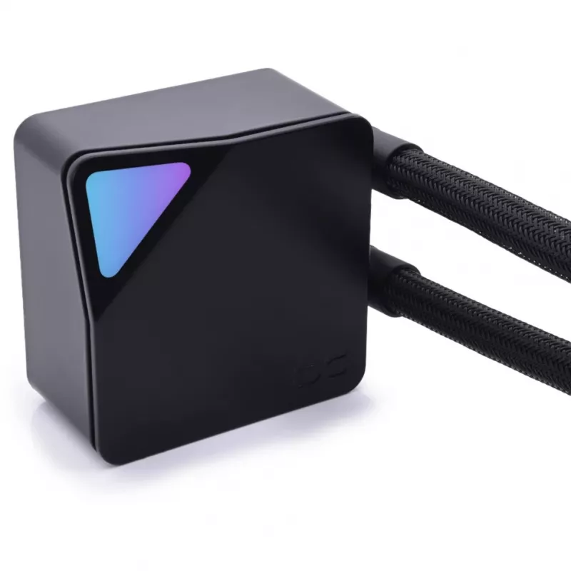 Alphacool T38 procesoriaus skysčio aušinimo rinkinys 12 cm juodas