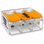 WAGO 221-613 jungtis, skaidri, 41 A, 450 V, 22,9 mm, 10,1 mm