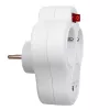 Elektros lizdo daliklis MACLEAN MCE336E su 2 USB prievadais, E tipo