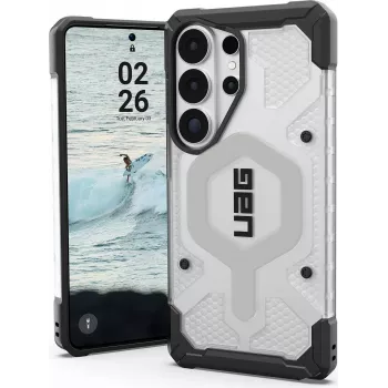 UAG Urban Armor Gear Pathfinder Dėklas su Magnetiniu Moduliu | Samsung Galaxy S26 Ultra | ledo (permatoma)/sidabrinė | 214526114333