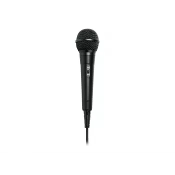 Laidinis sceninis mikrofonas Muse MC-20 B – jautrumas -73 dB, 30–15000 Hz, 3 m kabelis, 6,35 mm lizdas, juodas