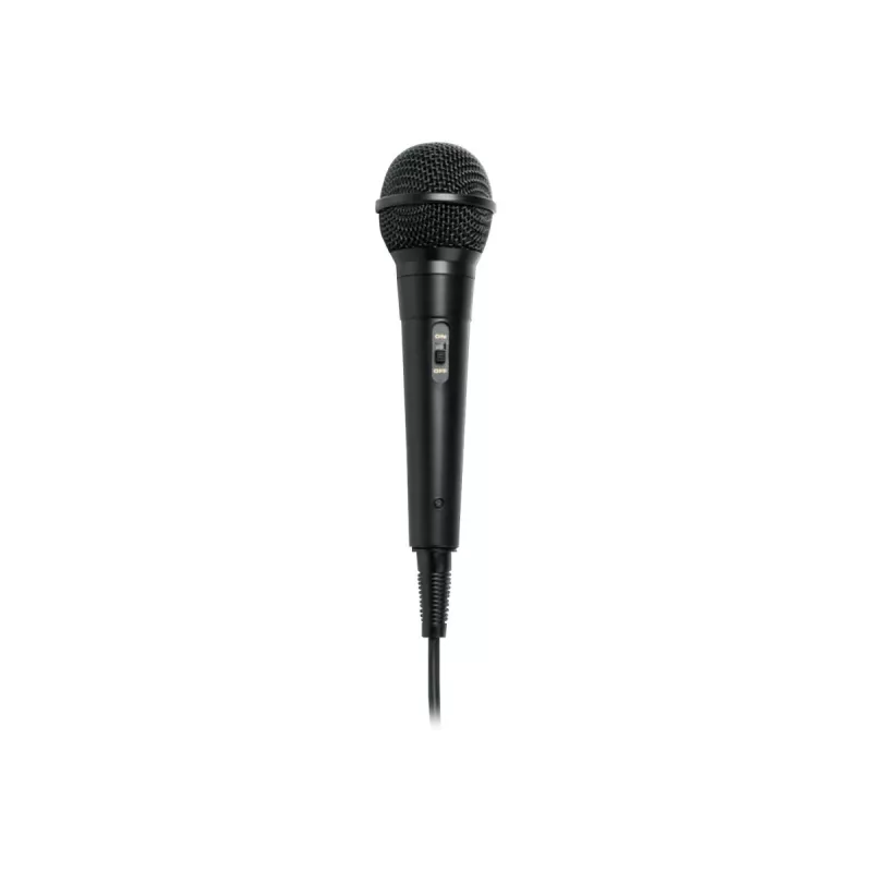 Laidinis sceninis mikrofonas Muse MC-20 B – jautrumas -73 dB, 30–15000 Hz, 3 m kabelis, 6,35 mm lizdas, juodas
