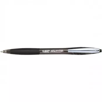 BIC rašikliai ATLANTIS REFRSH 1.0 mm juodi, 1 vnt. 136717