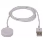 Akyga AK-SW-15 magnetinis įkrovimo laidas Apple Watch, USB, 1 m, baltos spalvos (AK-SW-15)