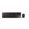 CHERRY DW 9100 SLIM belaidė klaviatūra su pele, RF Wireless + Bluetooth, universali, juoda