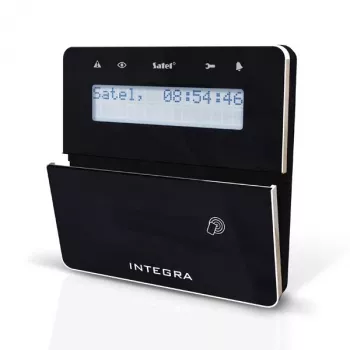 Satel INTEGRA INT-KLFR-B valdymo pultas su LCD ekranu ir artumo kortelių skaitytuvu