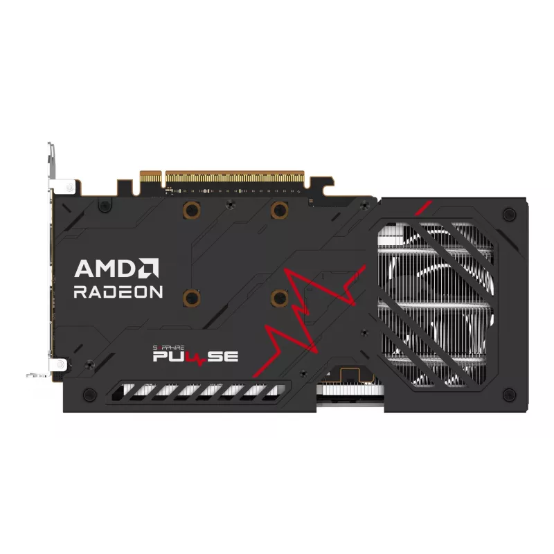 Vaizdo plokštė Sapphire Radeon RX 9060 XT 8GB GDDR6, 128 bitų, PCIe 5.0, 3320 MHz, 2x DP + HDMI