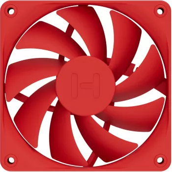 Kompiuterio ventiliatorius HYTE FA12-RR-4 120 mm, 1500 RPM, 72 m³/h, 1.6 mmH2O, Fluid Dynamic Bearing, raudonas, 4 vnt.