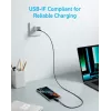 USB-C laidas Anker 322 0,9 m juodas