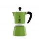 Bialetti Rainbow Moka kavinukas juodas, žalias
