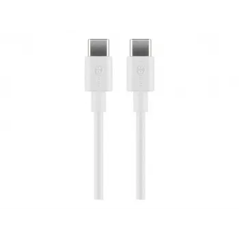 Goobay 66317 USB laidas 1 m 2.0 USB-C baltas