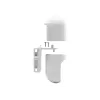 Montavimo rinkinys UBIQUITI UVC-G3-FLEX (UVC-G3-FLEX-PWM-WT-3) — baltas polikarbonatas ir guma, 0,065 kg